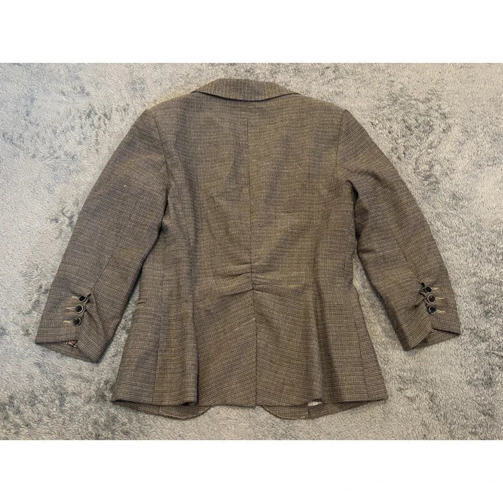 Cabi Blazer Jacket Womens 2 Gray One Button Office Career Casual Style #923